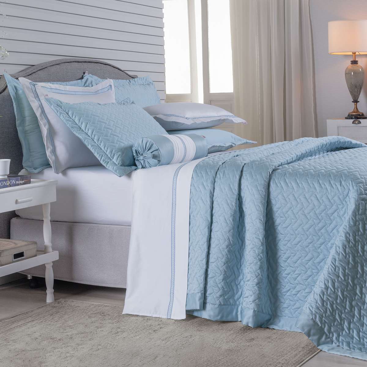 COBRE LEITO QUEEN CORDELLI 3 PEÇAS - 400 FIOS - 100%ALGODÃO foto adicional 5