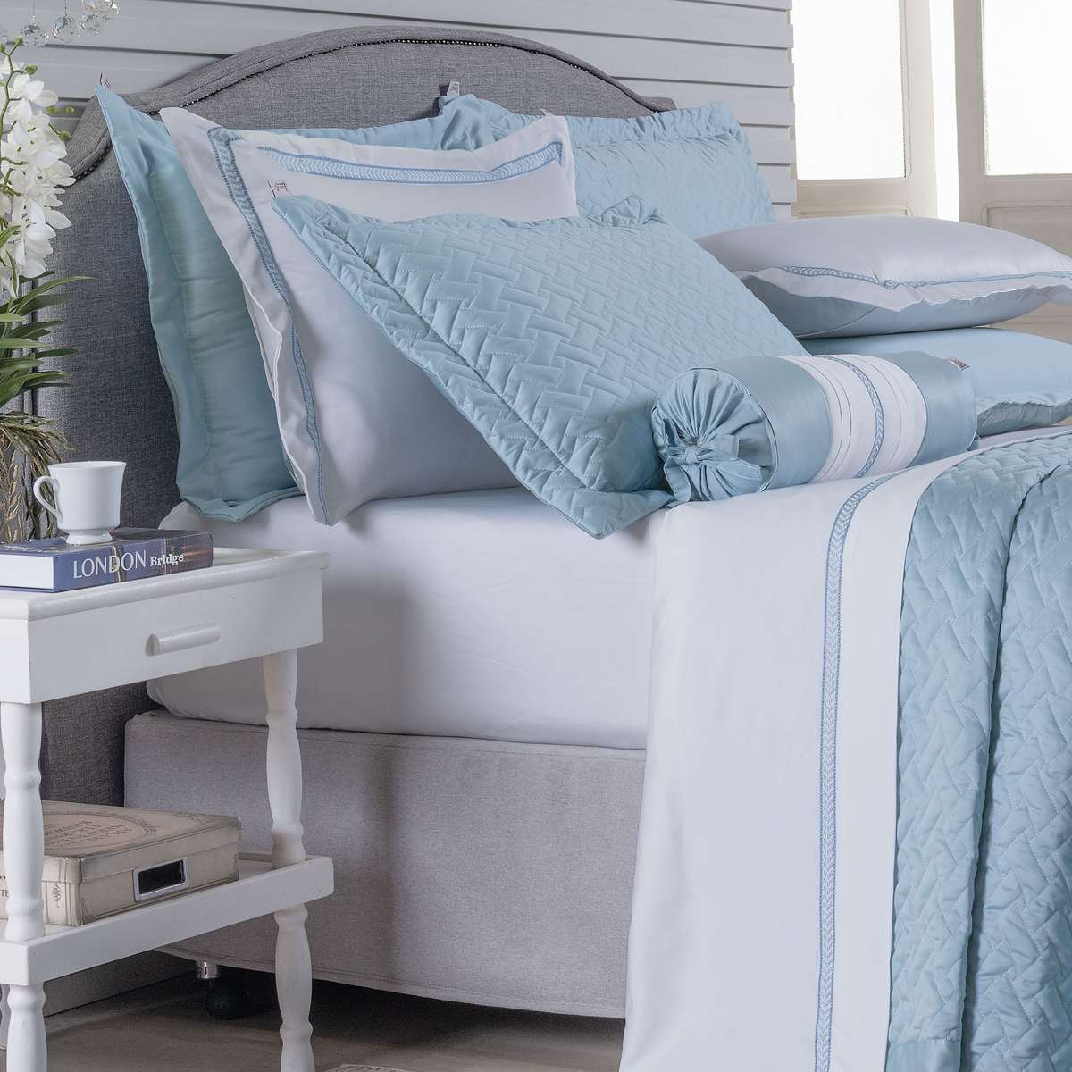 JOGO DE CAMA KING CORDELLI 4 PEÇAS - 400 FIOS ACETINADOS foto adicional 2