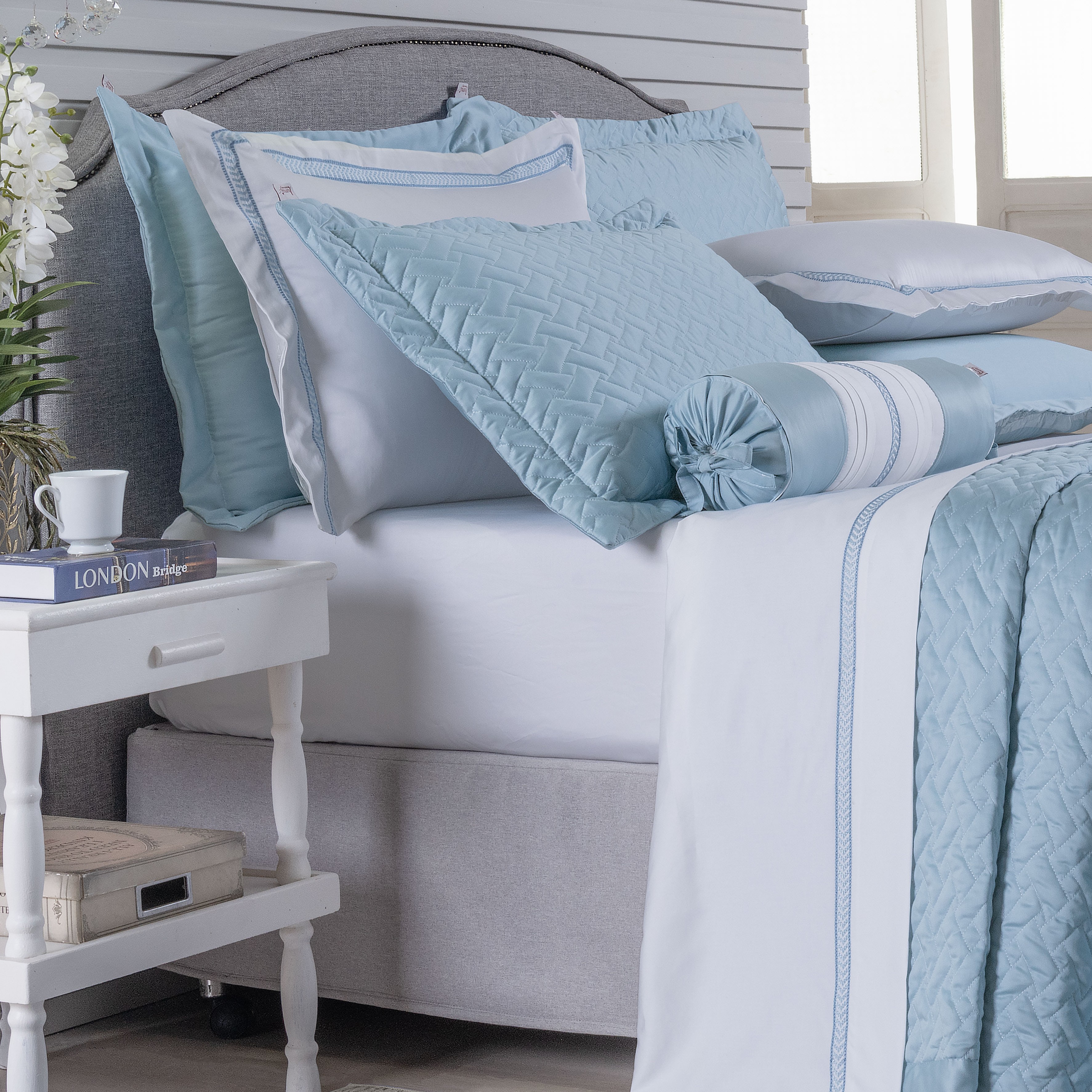 JOGO DE CAMA QUEEN CORDELLI 4 PEÇAS - 400 FIOS ACETINADOS foto adicional 2